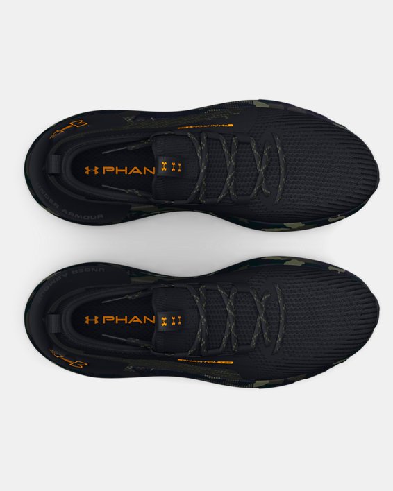 Unisex UA HOVR™ Phantom 3 SE Printed Running Shoes, Black, pdpMainDesktop image number 2